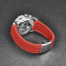Load image into Gallery viewer, Revue Thommen Men&#39;s &#39;Air speed&#39; Black Dial Red Rubber Strap Automatic Watch 16071.6736
