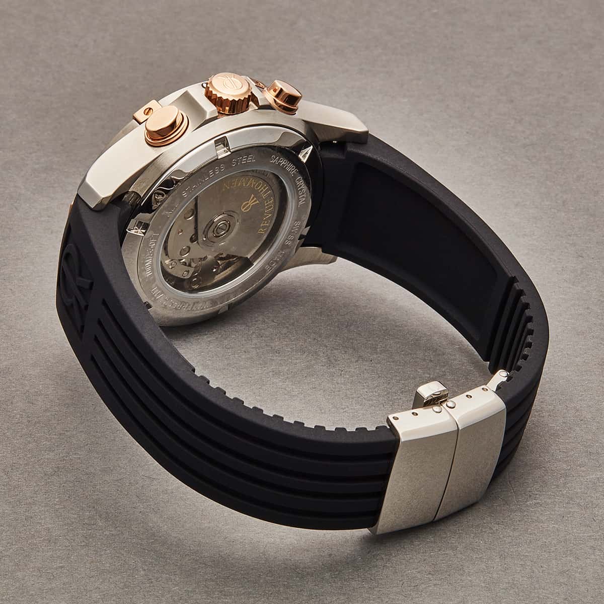 Revue Thommen 16071.6854 Airspeed Black Dial Swiss Automatic