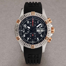 Load image into Gallery viewer, Revue Thommen Men&#39;s 16071.6854 &#39;Airspeed&#39; Black Dial Day-Date Chronograph Automatic Watch
