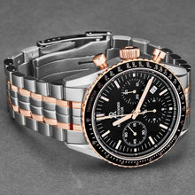 Load image into Gallery viewer, Revue Thommen Men&#39;s 17000.6157 &#39;Aviator&#39; Black Dial Two-Tone Chronograph Automatic Watch

