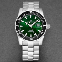 Load image into Gallery viewer, Revue Thommen Men&#39;s 17030.2124 &#39;Diver&#39; Green Dial Stainless Steel Swiss Automatic Watch
