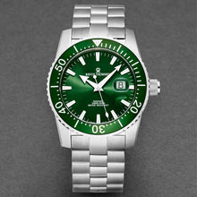 Load image into Gallery viewer, Revue Thommen Men&#39;s 17030.2134 &#39;Diver&#39; Green Dial Stainless Steel Swiss Automatic Watch
