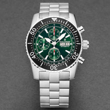 Load image into Gallery viewer, Revue Thommen Men&#39;s 17030.6122 &#39;Air Speed&#39; Green Dial Stainless Steel Chronograph Automatic Watch
