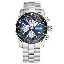 Load image into Gallery viewer, Revue Thommen Men&#39;s 17030.6125 &#39;Divers&#39; Blue Dial Day-Date Chronograph Automatic Watch
