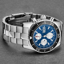 Load image into Gallery viewer, Revue Thommen Men&#39;s 17030.6125 &#39;Divers&#39; Blue Dial Day-Date Chronograph Automatic Watch
