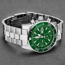 Load image into Gallery viewer, Revue Thommen Men&#39;s 17030.6132 &#39;Divers&#39; Green Dial Day-Date Chronograph Automatic Watch
