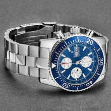 Load image into Gallery viewer, Revue Thommen Men&#39;s 17030.6135 &#39;Divers&#39; Blue Dial Day-Date Chronograph Automatic Watch
