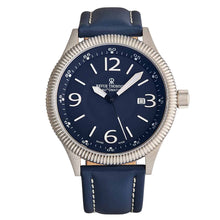 Load image into Gallery viewer, Revue Thommen Men&#39;s 17060.2525 &#39;Pilot&#39; Blue Dial Blue Leather Strap Automatic Watch
