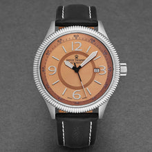 Load image into Gallery viewer, Revue Thommen Men&#39;s 17060.2526 &#39;Pilot&#39; Salmon Dial Black Leather Strap Automatic Watch
