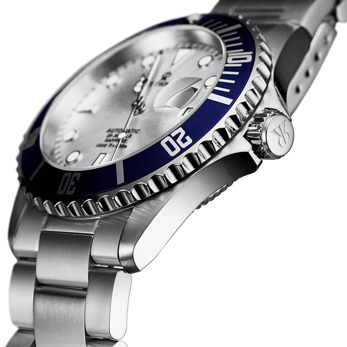 Revue Thommen Men's 17571.2125 'Diver' Silver Dial Stainless Steel Bra
