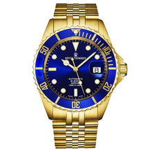 Load image into Gallery viewer, Revue Thommen Men&#39;s &#39;Diver&#39; Blue Dial Stainless Steel Bracelet Automatic Watch 17571.2215
