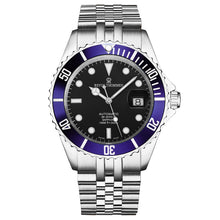 Load image into Gallery viewer, Revue Thommen Men&#39;s &#39;Diver&#39; Black Dial Stainless Steel Bracelet Automatic Watch 17571.2235

