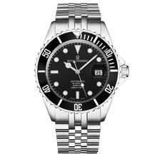Load image into Gallery viewer, Revue Thommen Men&#39;s &#39;Diver&#39; Black Dial Stainless Steel Bracelet Automatic Watch 17571.2237
