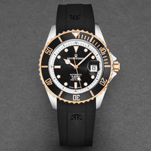 Load image into Gallery viewer, Revue Thommen Men&#39;s &#39;Diver&#39; Black Dial Black Rubber Strap Swiss Automatic Watch 17571.2357
