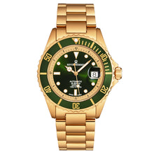Load image into Gallery viewer, Revue Thommen Men&#39;s &#39;Diver&#39; Green Dial Stainless Steel Bracelet Swiss Automatic Watch 17571.2464
