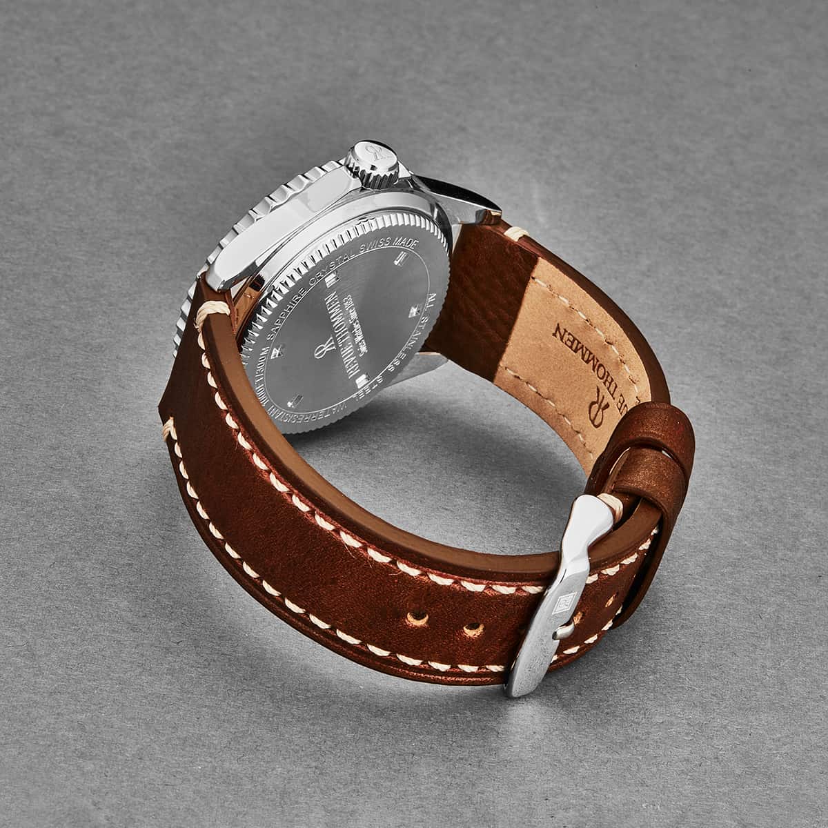 Leather Mechanical Watch - Men Automatic Steampunk Watch - Bronze Tran –  Deals DejaVu
