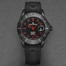 Load image into Gallery viewer, Revue Thommen Men&#39;s &#39;Diver&#39; Black Dial Black Rubber Strap Swiss Automatic Watch 17571.2776
