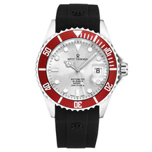 Load image into Gallery viewer, Revue Thommen Men&#39;s &#39;Diver&#39; Silver Dial Rubber Strap Swiss Automatic Watch  17571.2826
