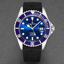 Load image into Gallery viewer, Revue Thommen Men&#39;s &#39;Diver&#39; Blue Dial Rubber Strap Swiss Automatic Watch  17571.2828
