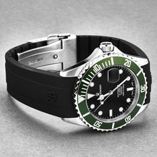 Load image into Gallery viewer, Revue Thommen Men&#39;s &#39;Diver&#39; Black Dial Rubber Strap Swiss Automatic Watch  17571.2834
