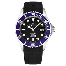 Load image into Gallery viewer, Revue Thommen Men&#39;s &#39;Diver&#39; Black Dial Rubber Strap Swiss Automatic Watch  17571.2835
