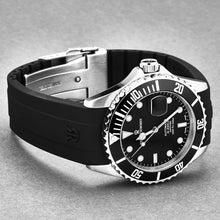 Load image into Gallery viewer, Revue Thommen Men&#39;s &#39;Diver&#39; Black Dial Rubber Strap Swiss Automatic Watch  17571.2837
