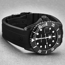 Load image into Gallery viewer, Revue Thommen Men&#39;s &#39;Diver&#39; Black Dial Rubber Strap Swiss Automatic Watch  17571.2877
