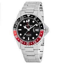 Load image into Gallery viewer, Revue Thommen Men&#39;s 17572.2136 &#39;Diver&#39; Black Dial Stainless Steel GMT Automatic Watch
