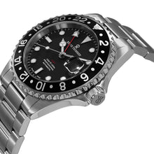 Load image into Gallery viewer, Revue Thommen Men&#39;s 17572.2137 &#39;Diver&#39; Black Dial Stainless Steel GMT Automatic Watch
