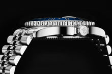 Load image into Gallery viewer, Revue Thommen Men&#39;s &#39;Diver&#39; GMT Black Dial Black and Blue Bezel Automatic Watch 17572.2233
