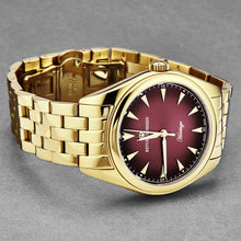 Load image into Gallery viewer, Revue Thommen Men&#39;s &#39;Heritage&#39; Burgundy Dial Stainless Steel Bracelet Automatic Watch 21010.2116
