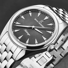Load image into Gallery viewer, Revue Thommen Men&#39;s &#39;Heritage&#39; Grey Dial Stainless Steel Bracelet Automatic Watch 21010.2122
