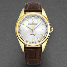 Load image into Gallery viewer, Revue Thommen Men&#39;s &#39;Heritage&#39; Silver Dial Brown Leather Strap Automatic Watch 21010.2512
