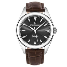 Load image into Gallery viewer, Revue Thommen Men&#39;s &#39;Heritage&#39; Grey Dial Brown Leather Strap Automatic Watch 21010.2521
