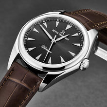 Load image into Gallery viewer, Revue Thommen Men&#39;s &#39;Heritage&#39; Grey Dial Brown Leather Strap Automatic Watch 21010.2521
