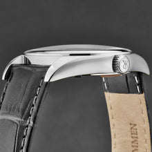 Load image into Gallery viewer, Revue Thommen Men&#39;s &#39;Heritage&#39; Grey Dial Grey Leather Strap Automatic Watch 21010.2522

