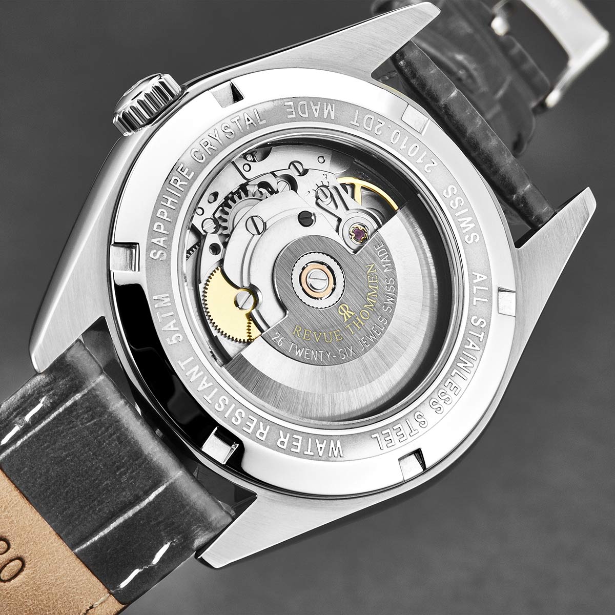 Men's Heritage Stainless Steel Grey Dial Watch