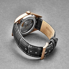 Load image into Gallery viewer, Revue Thommen Men&#39;s &#39;Heritage&#39; Grey Dial Grey Leather Strap Automatic Watch 21010.2562
