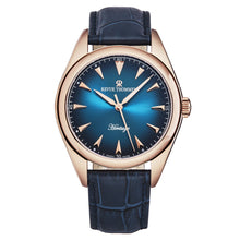 Load image into Gallery viewer, Revue Thommen Men&#39;s &#39;Heritage&#39; Blue Dial Blue Leather Strap Automatic Watch 21010.2568
